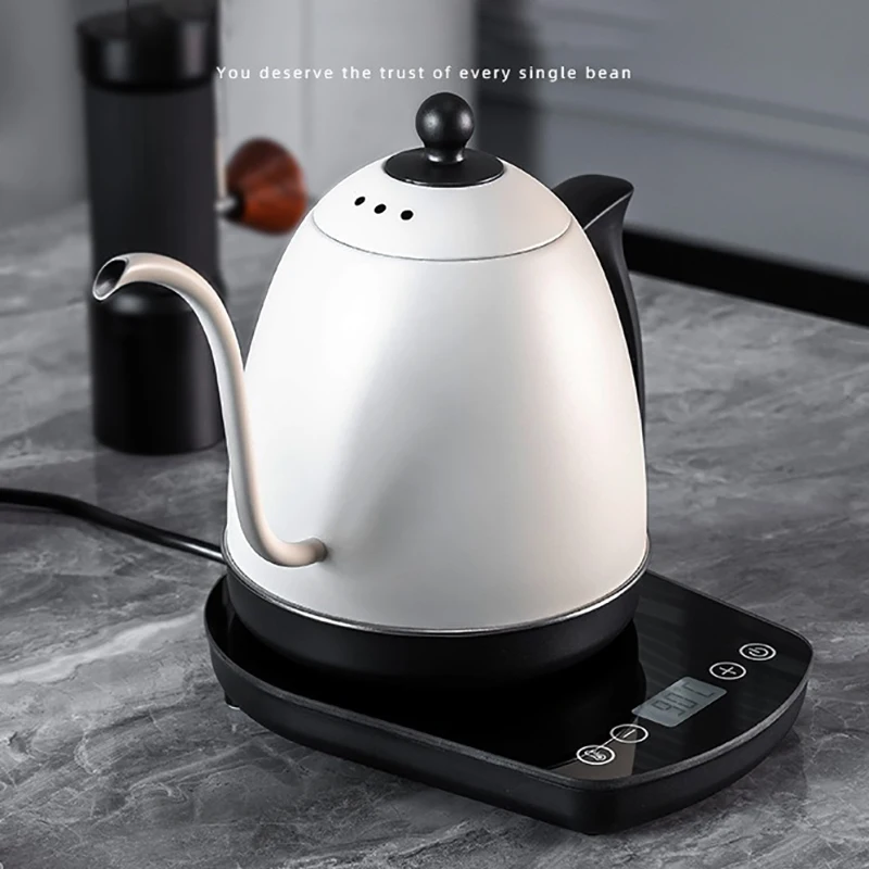 Electric Kettle Gooseneck - 800 ml Hand Brauen Kaffeekanne Intelligente
