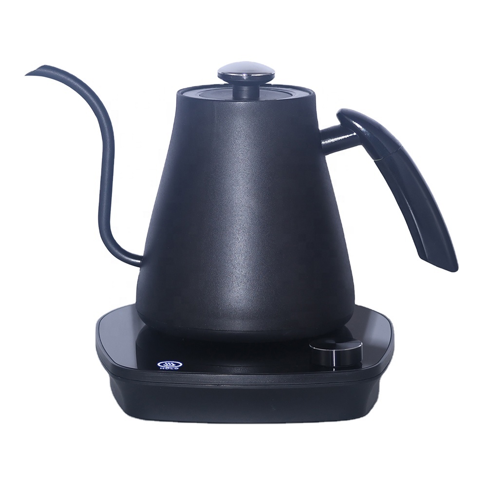 Electric Kettle Gooseneck - Smarter Elektrischer Wasserkocher mit Holzmaserung und
