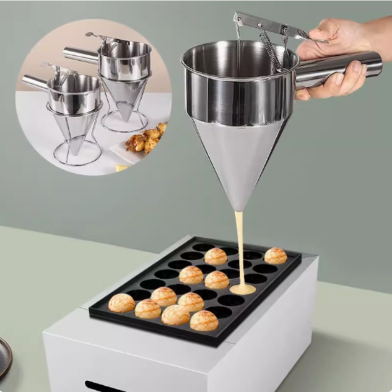 Kitchen Appliances Garage - 600/1200ML Edelstahl Flüssigkeitsspender, Oktopus-Ball-Tool, Küchenzubehör mit