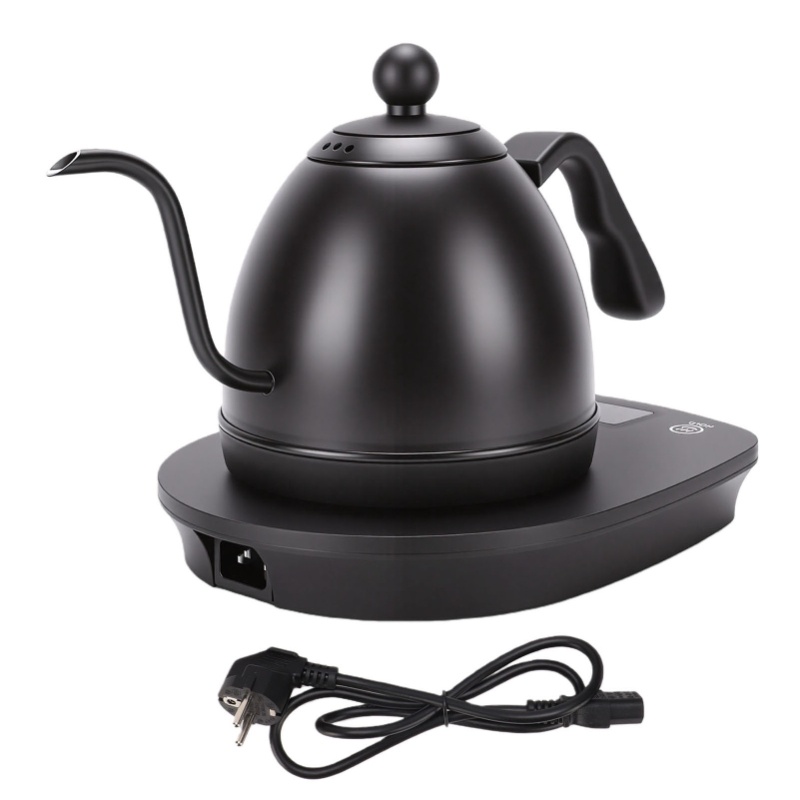 Electric Kettle Gooseneck - 1000W Elektrischer Schwanenhals-Wasserkocher 600ml Edelstahl Variable