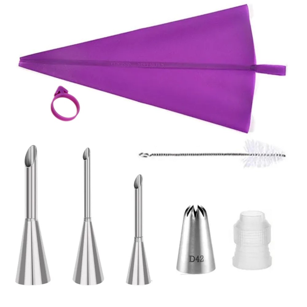 Edelstahl-Spritztüllen-Set mit – Kitchen Appliances Garage Bewertung und Preis