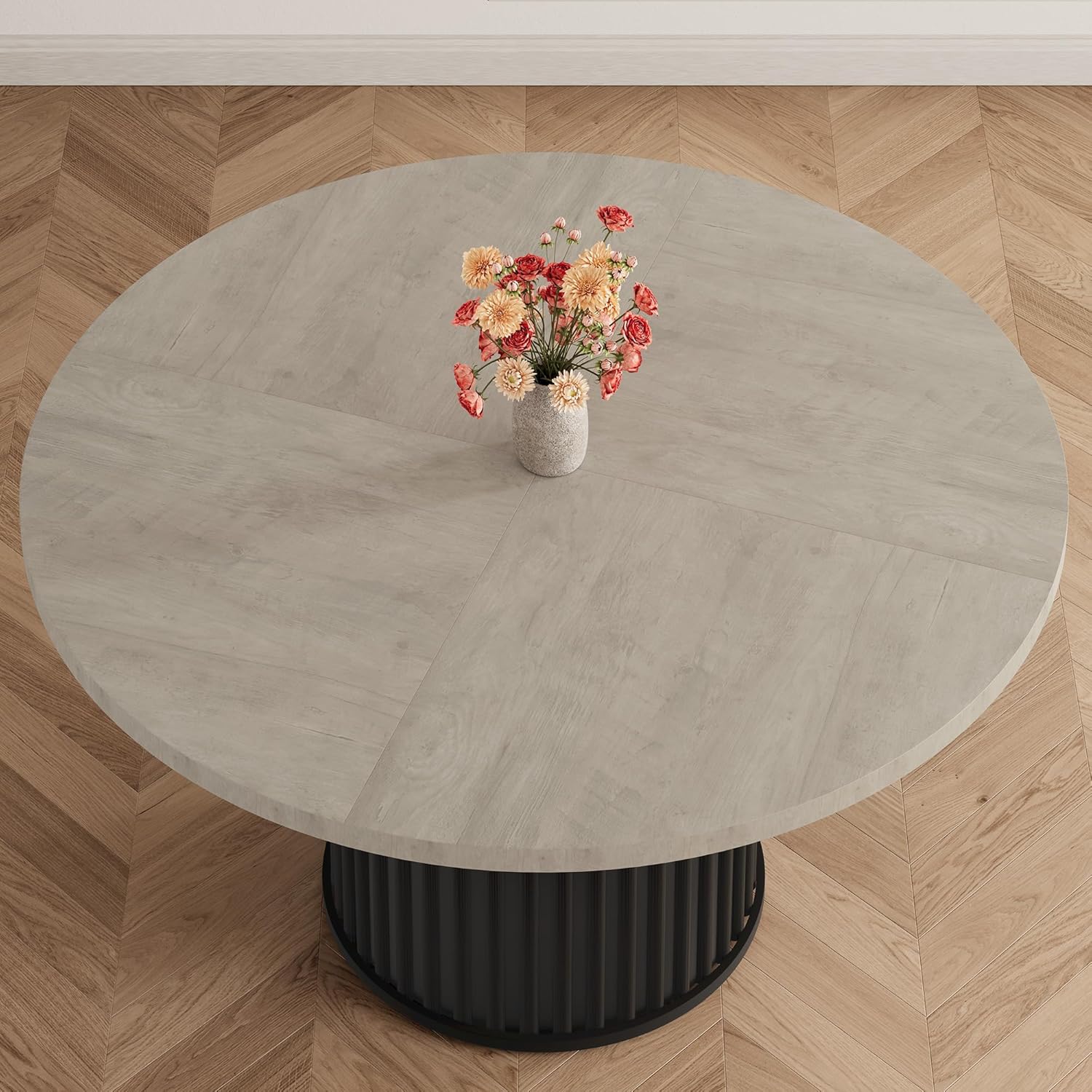 47 Zoll runder Esstisch für 4- – Kitchen Appliances Table Bewertung und Preis