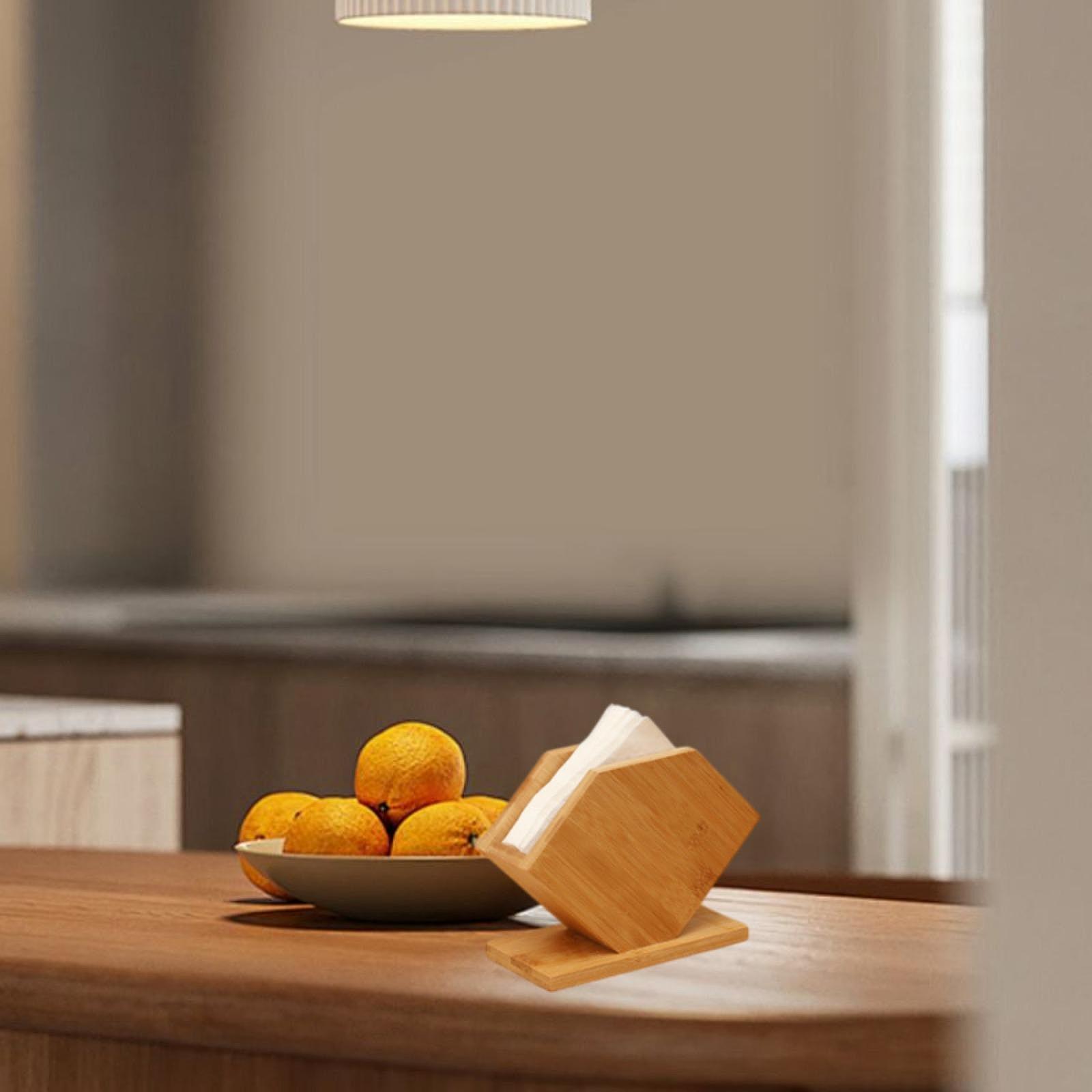 Bambus-Taschentuchbox, Würfel, – Kitchen Appliances Table Bewertung und Preis