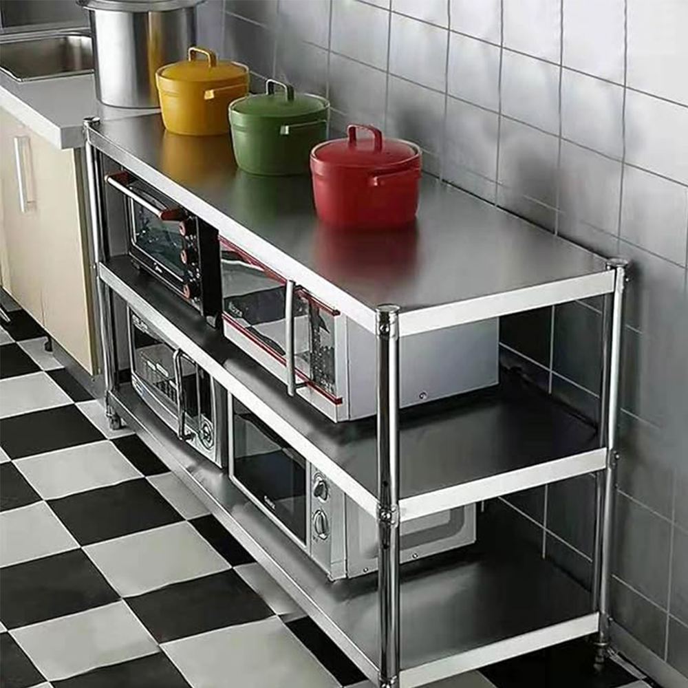 Edelstahlregal, Küchenlagerreg – Kitchen Appliances Table Bewertung und Preis