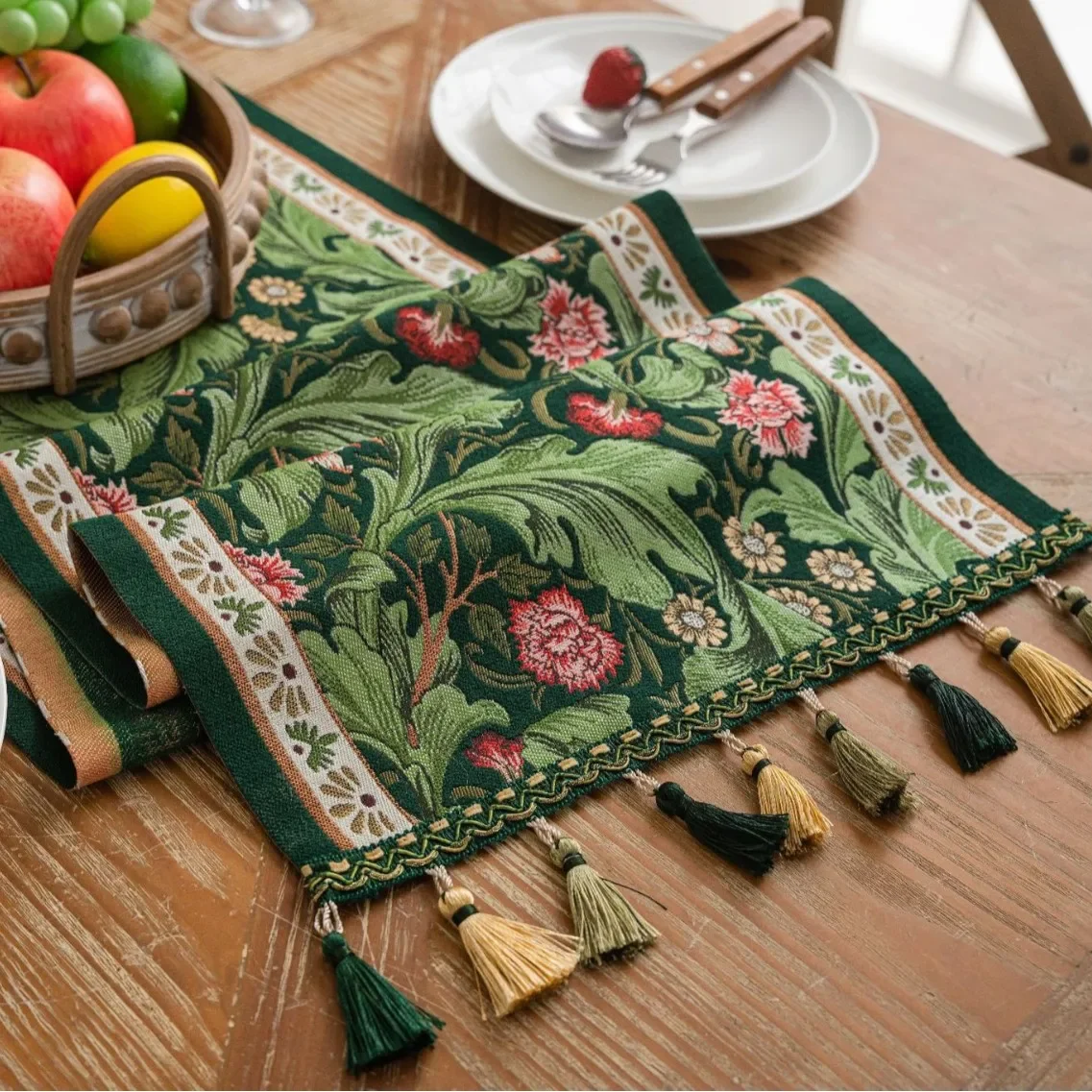 Pflanze Blume Tischläufer mit  – Kitchen Appliances Table Bewertung und Preis
