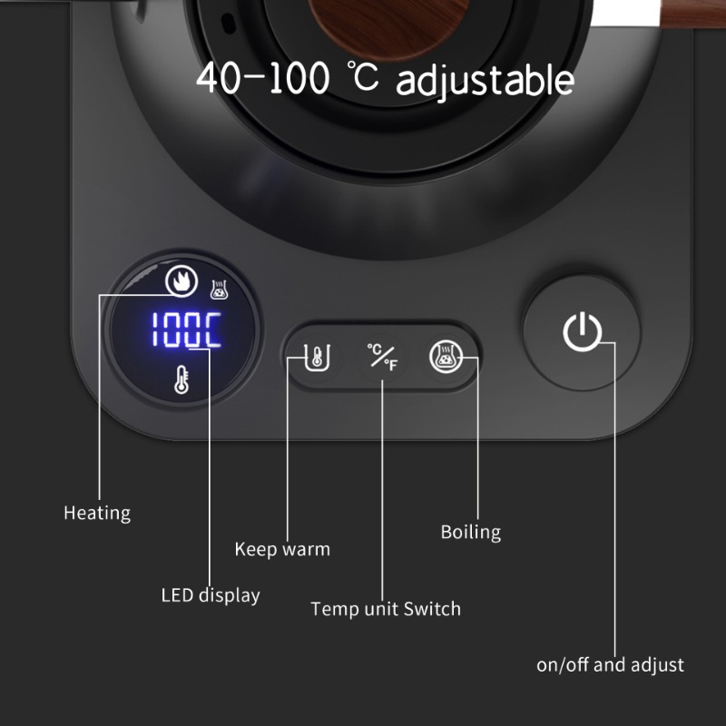 1200 Watt intelligenter elektr – Electric Kettle Gooseneck Bewertung und Preis